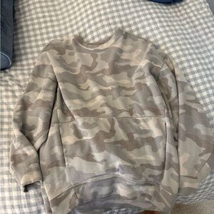 Express Camouflage Crewneck Sweater